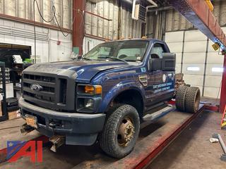 2008 Ford F350 XL Super Duty Cab & Chassis with Plow